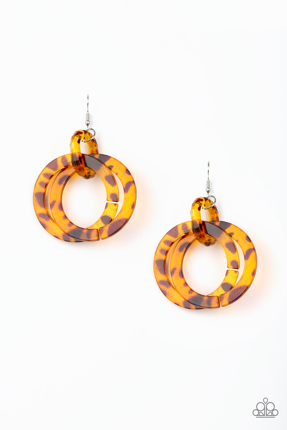 Retro Riviera - Brown Earring