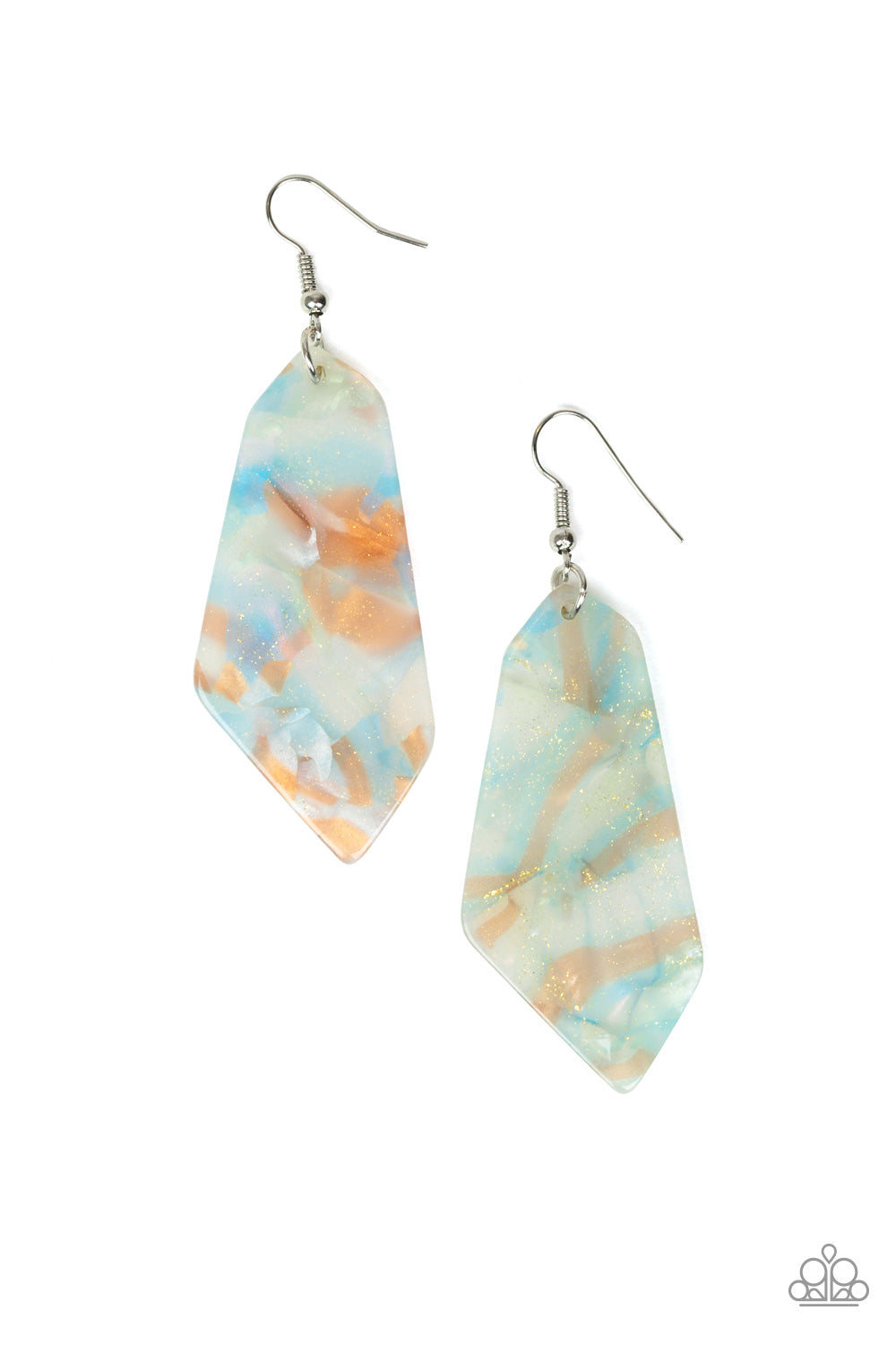 Walking On WATERCOLORS - Blue Earring
