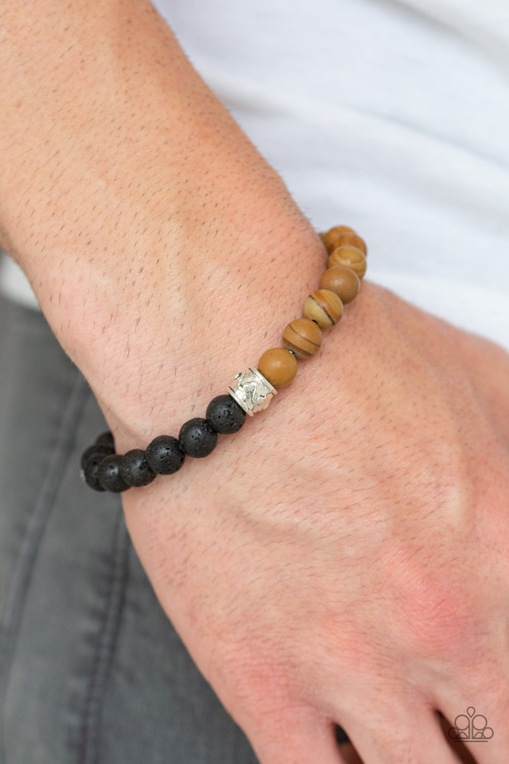 Paparazzi Accessories - Tuned In - Brown - Bracelet