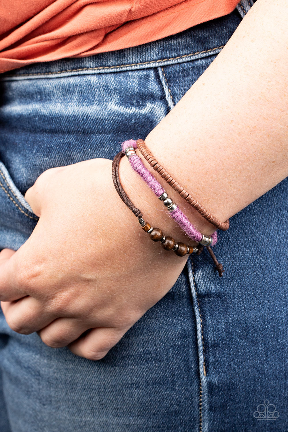Paparazzi Accessories - Totally Tiki - Purple - Bracelet