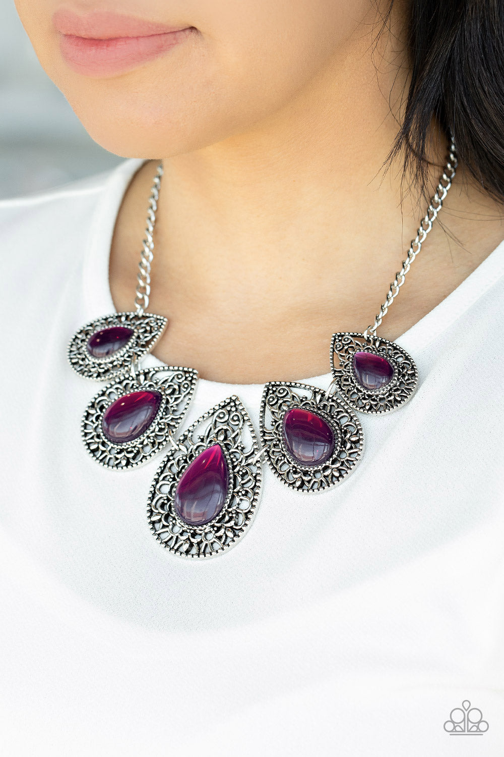 Paparazzi Opal Auras - Purple