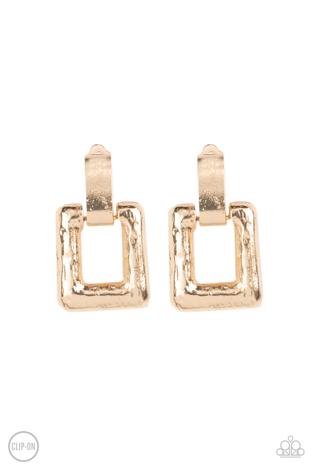 15 Minutes of FRAME - Gold Clip-on Earrings