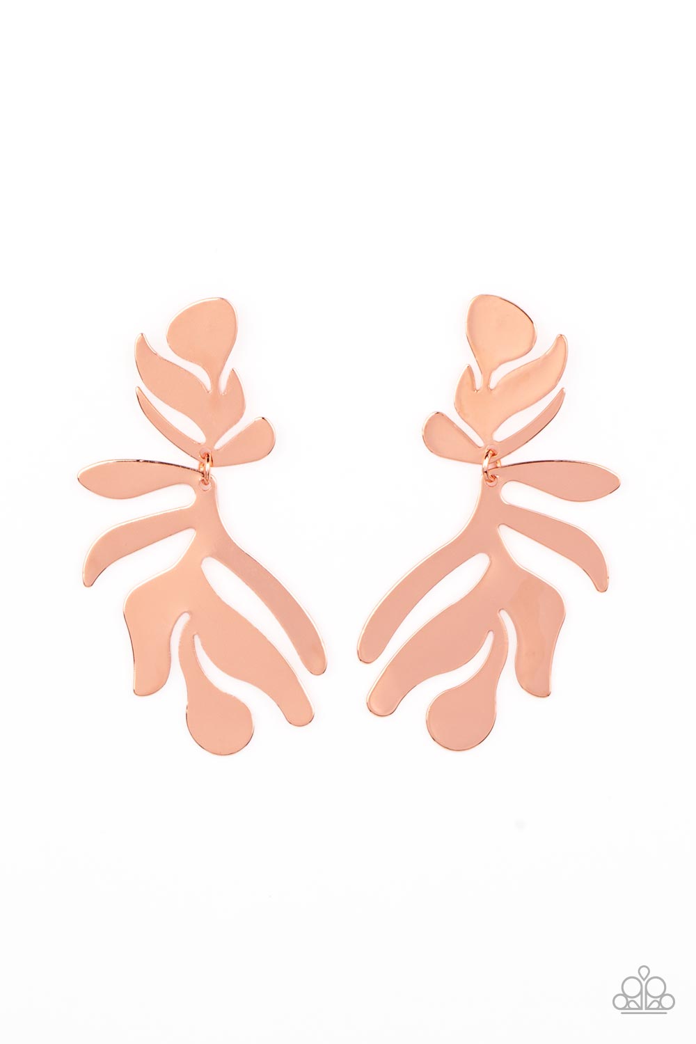Palm Picnic - Copper Earrings