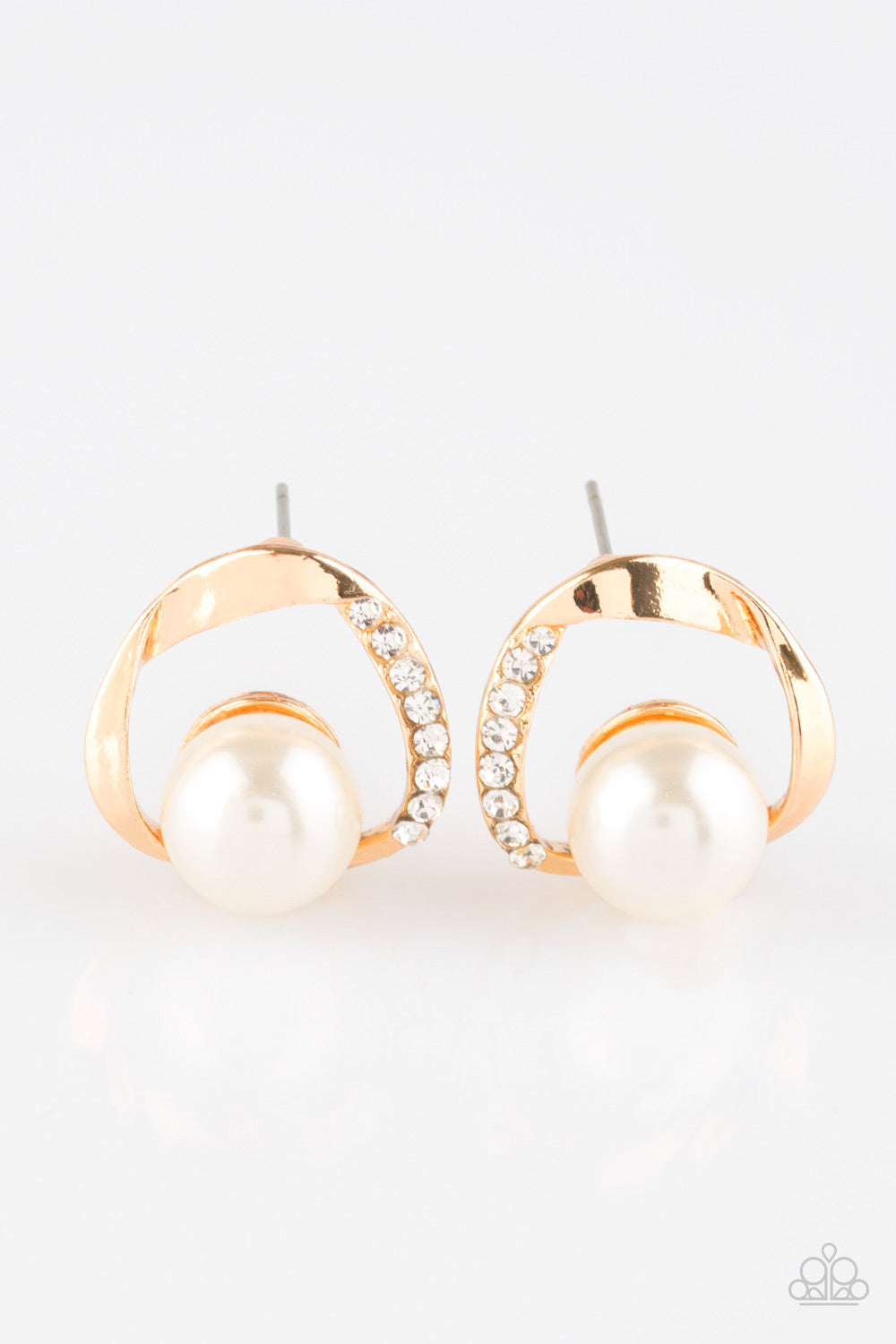 Stylishly Suave - Gold Earrings