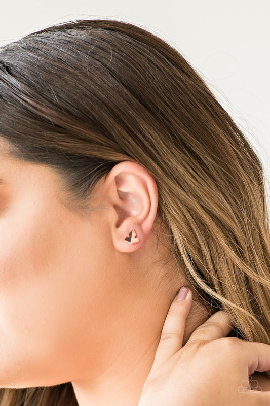 Fire Drill - Rose Gold Earrings