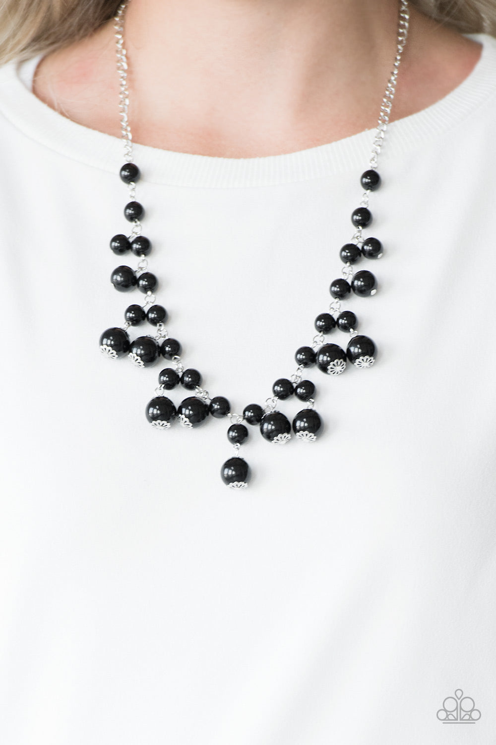 Paparazzi Accessories- Soon to Be Mrs. - Black- Necklace