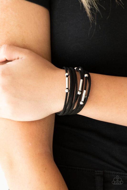 Back To BACKPACKER - Black Bracelet