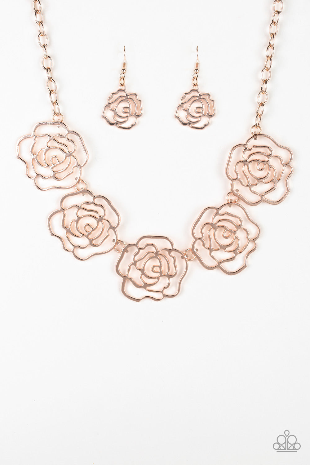 Budding Beauty - Rose Gold Necklace