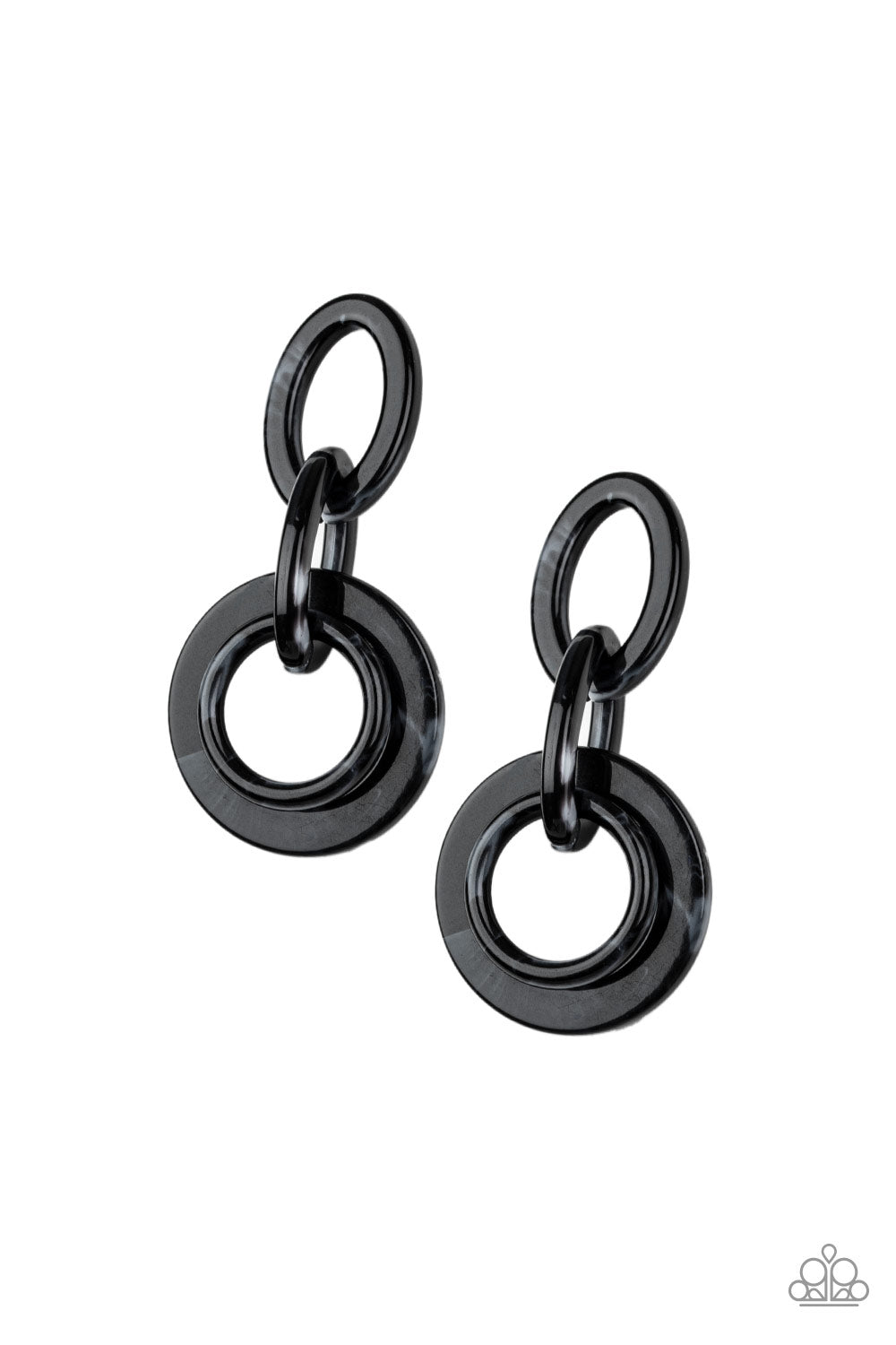 Havana HAUTE Spot Black Post Earring