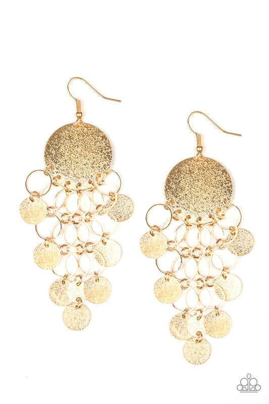 Turn On The BRIGHTS - Gold Earrings