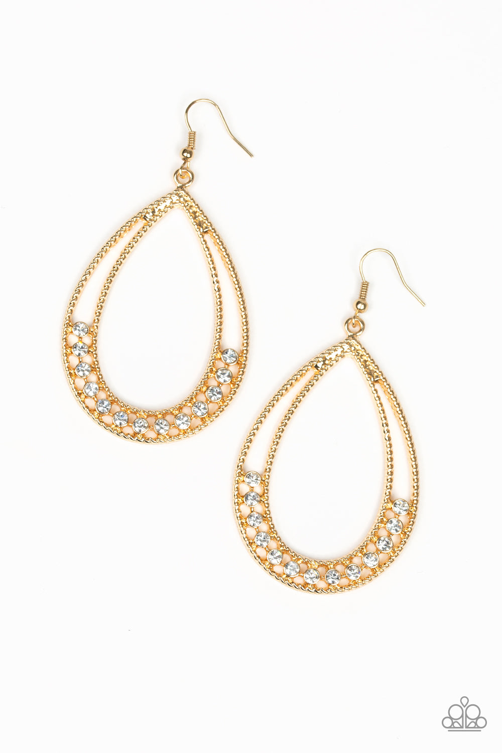 Glitz Fit - Gold Earrings