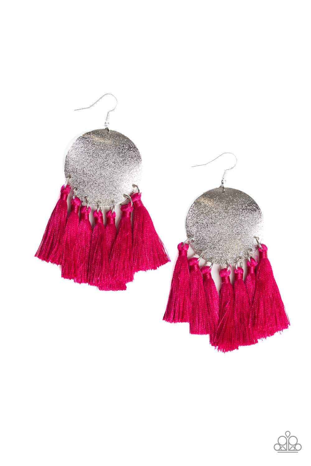 Tassel Tribute - Pink Earrings