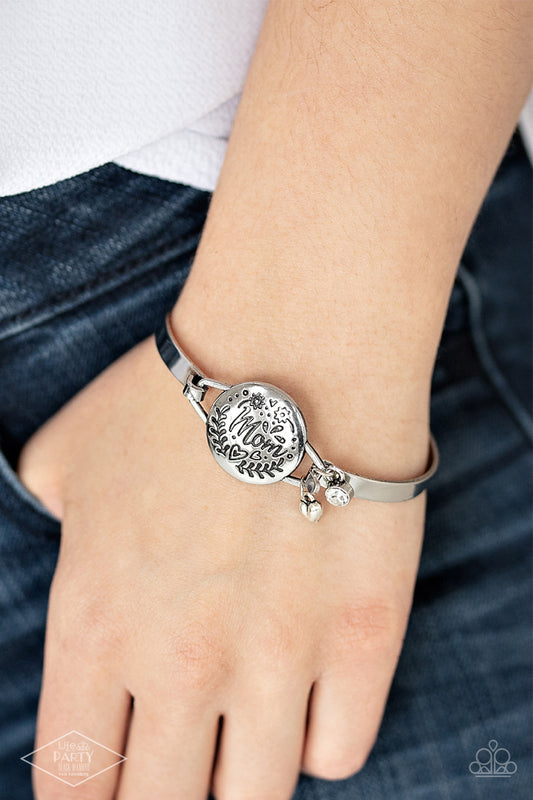 The Mom Life - Silver Bracelet
