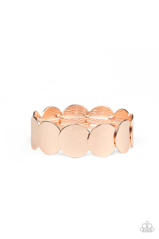 Paparazzi Accessories - Industrial Influencer - Rose Gold - Bracelet