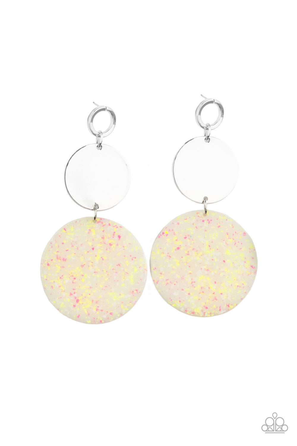 Beach Day Glow - Yellow Earring