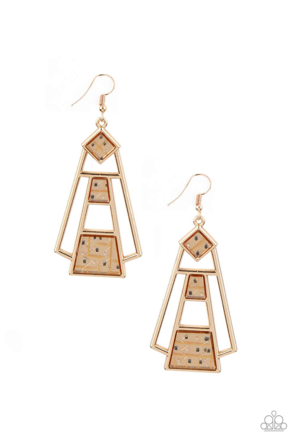 Retro Minimalist - Gold Earrings