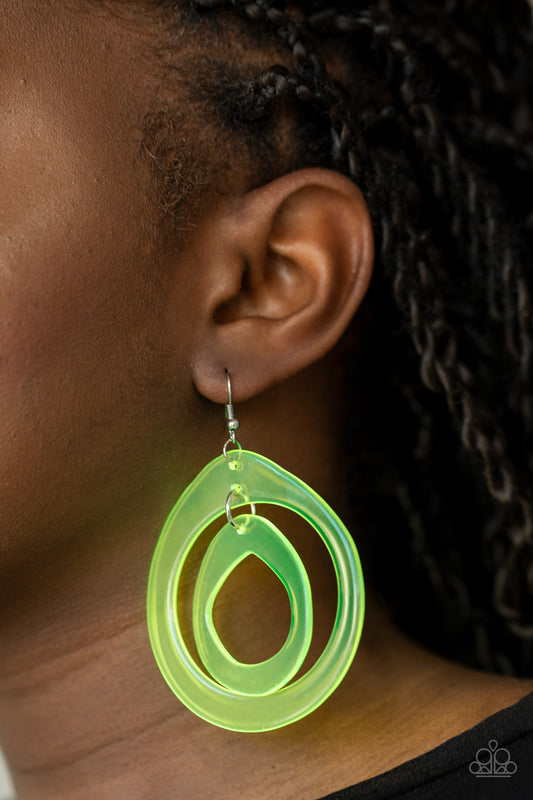 Show Your True NEONS - Yellow Earring