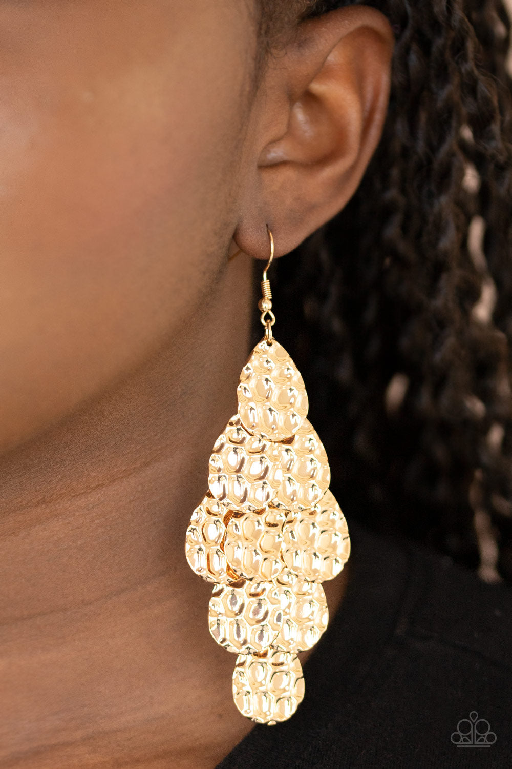 Instant Incandescence - Gold Earrings