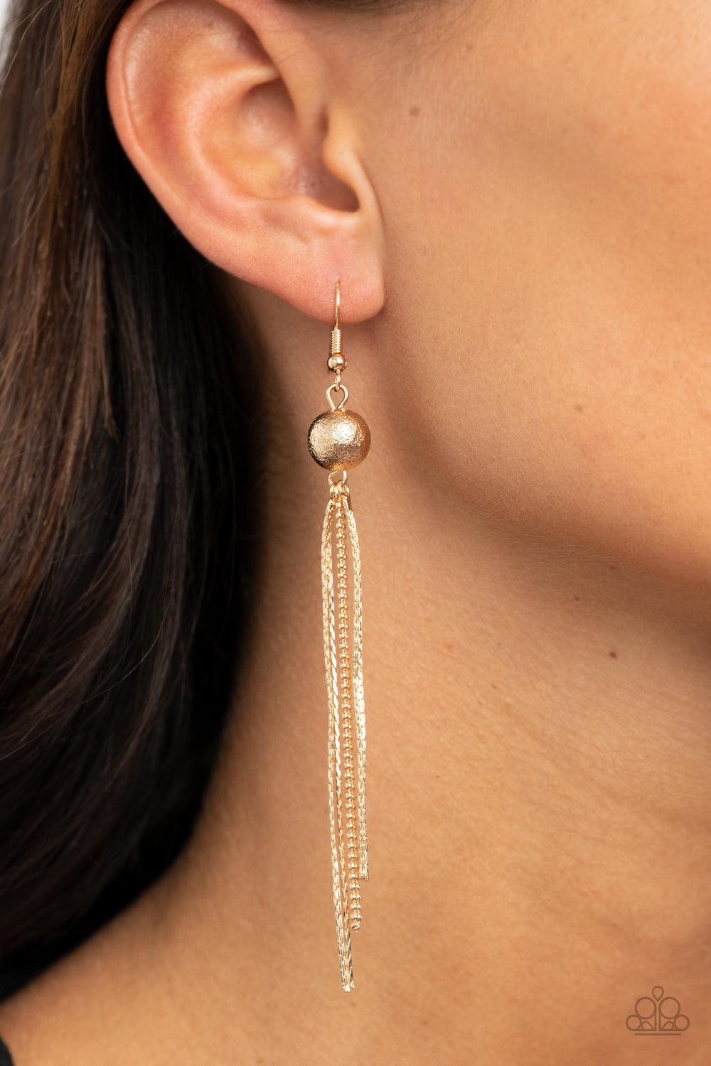 SLEEK-ing Revenge - Gold Earrings