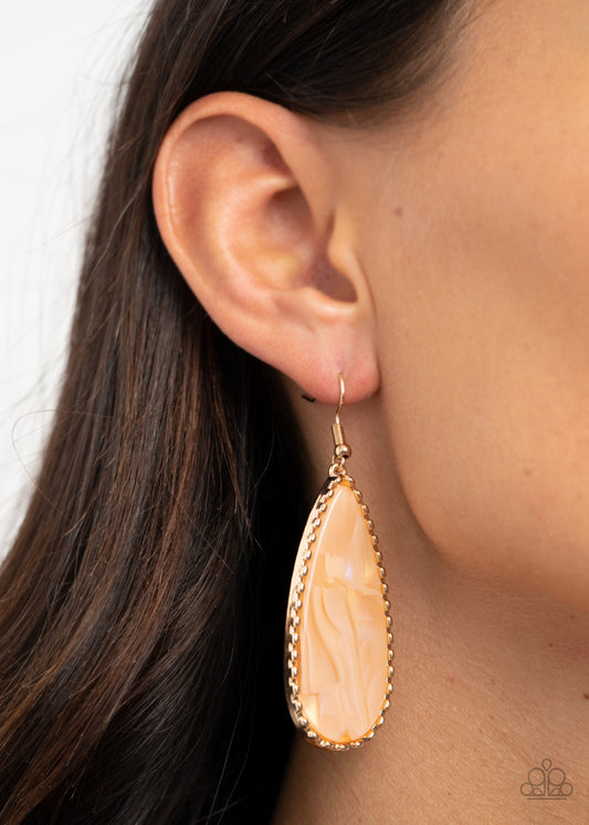 Ethereal Eloquence - Gold Earrings