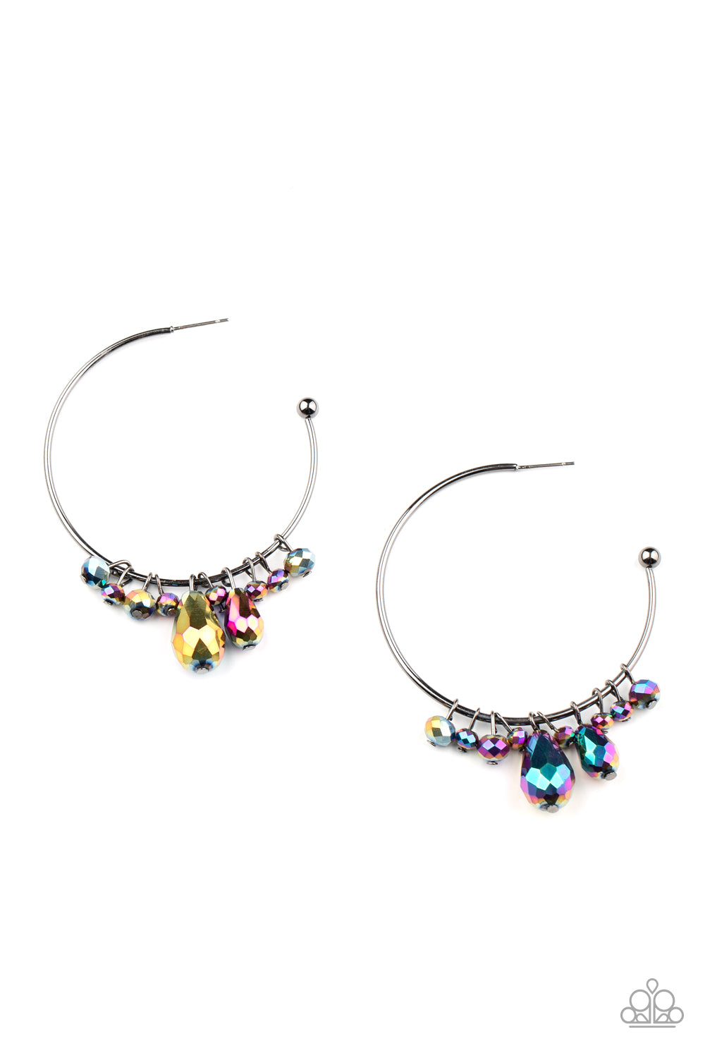 Paparazzi Accessories - Dazzling Downpour - Multi -Earrings