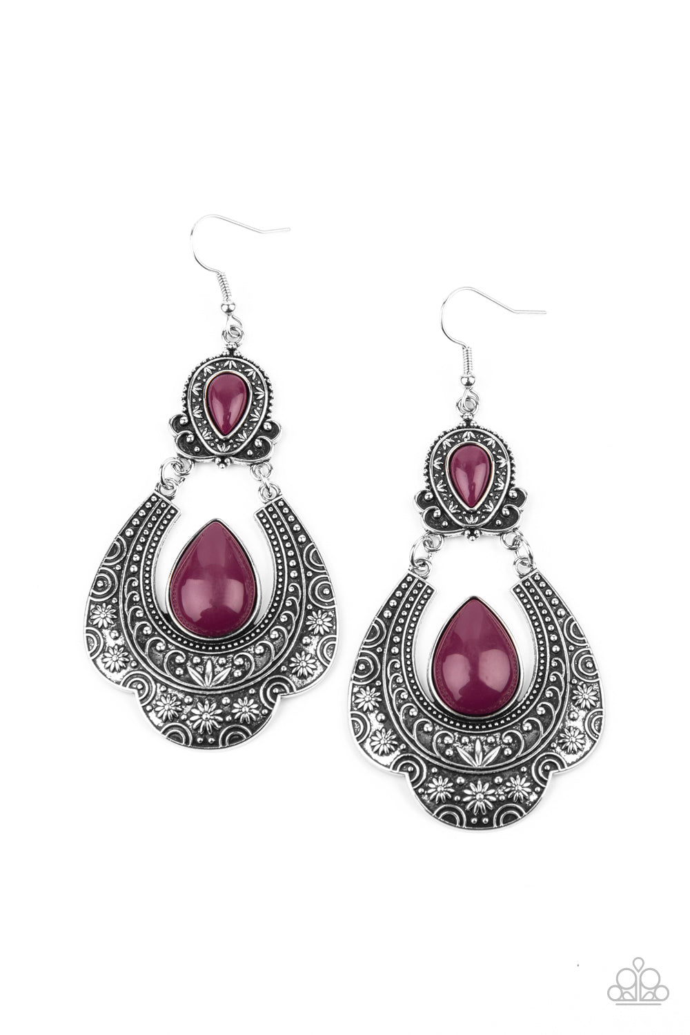 Paparazzi Accessories - Rise and Roam - Purple - Earring