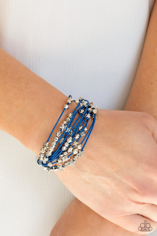 Star-Studded Affair - Blue Bracelet