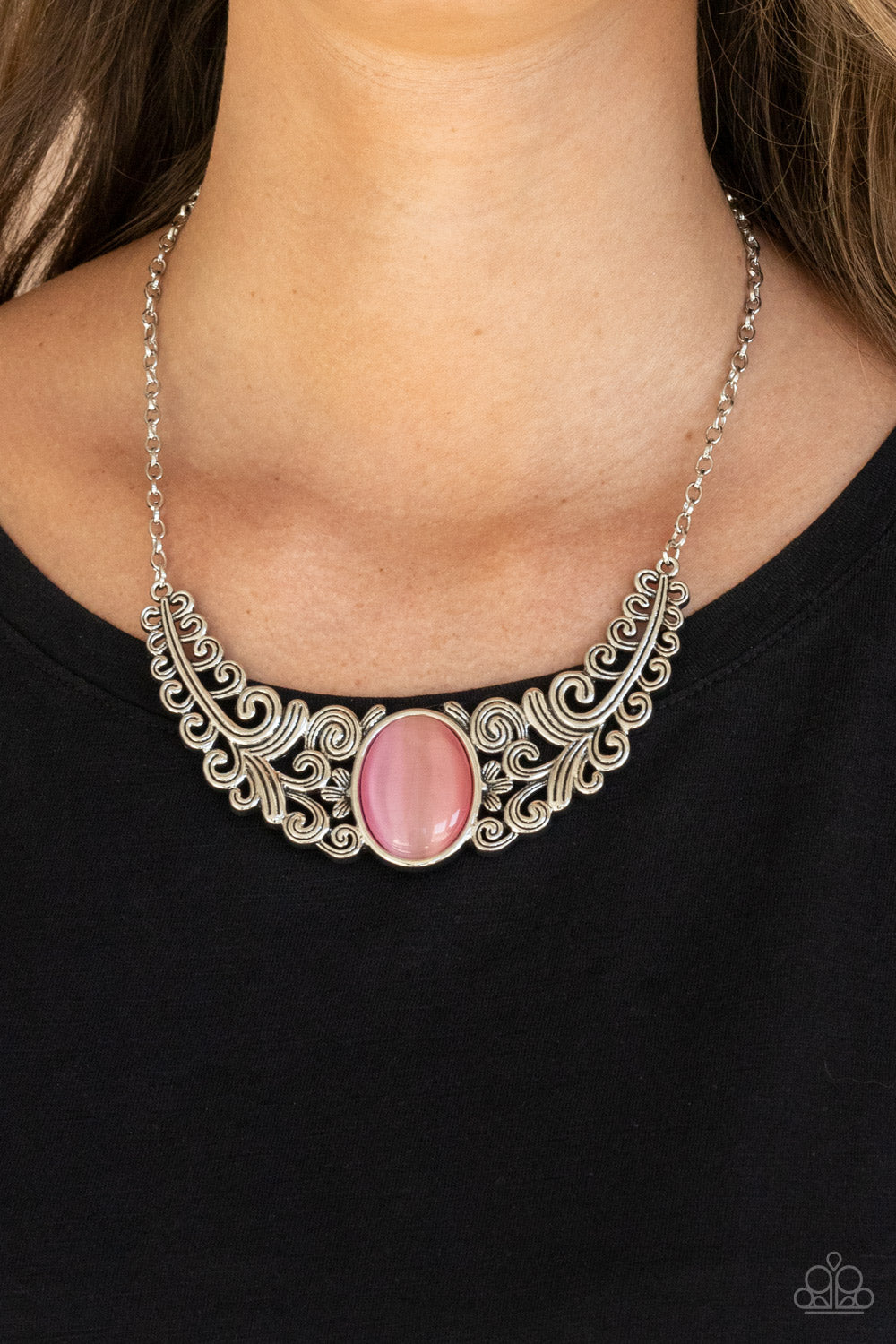 Celestial Eden - Pink Necklace