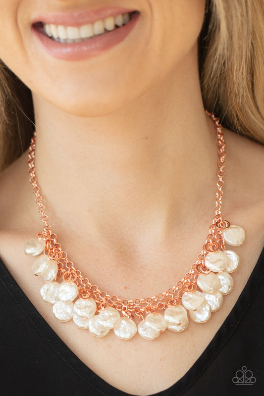 BEACHFRONT and Center - Copper Necklace