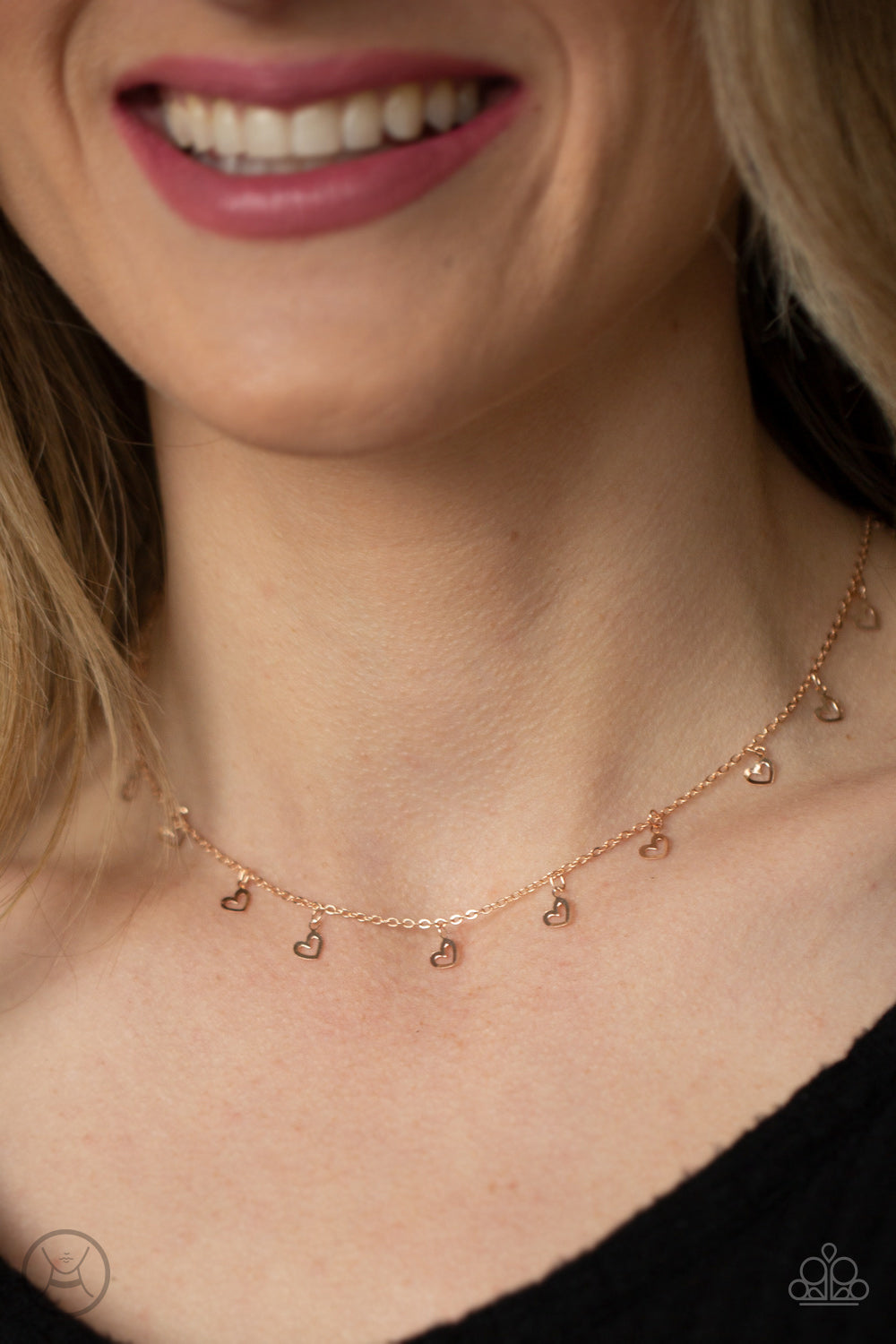 Charismatically Cupid - Rose Gold Necklace