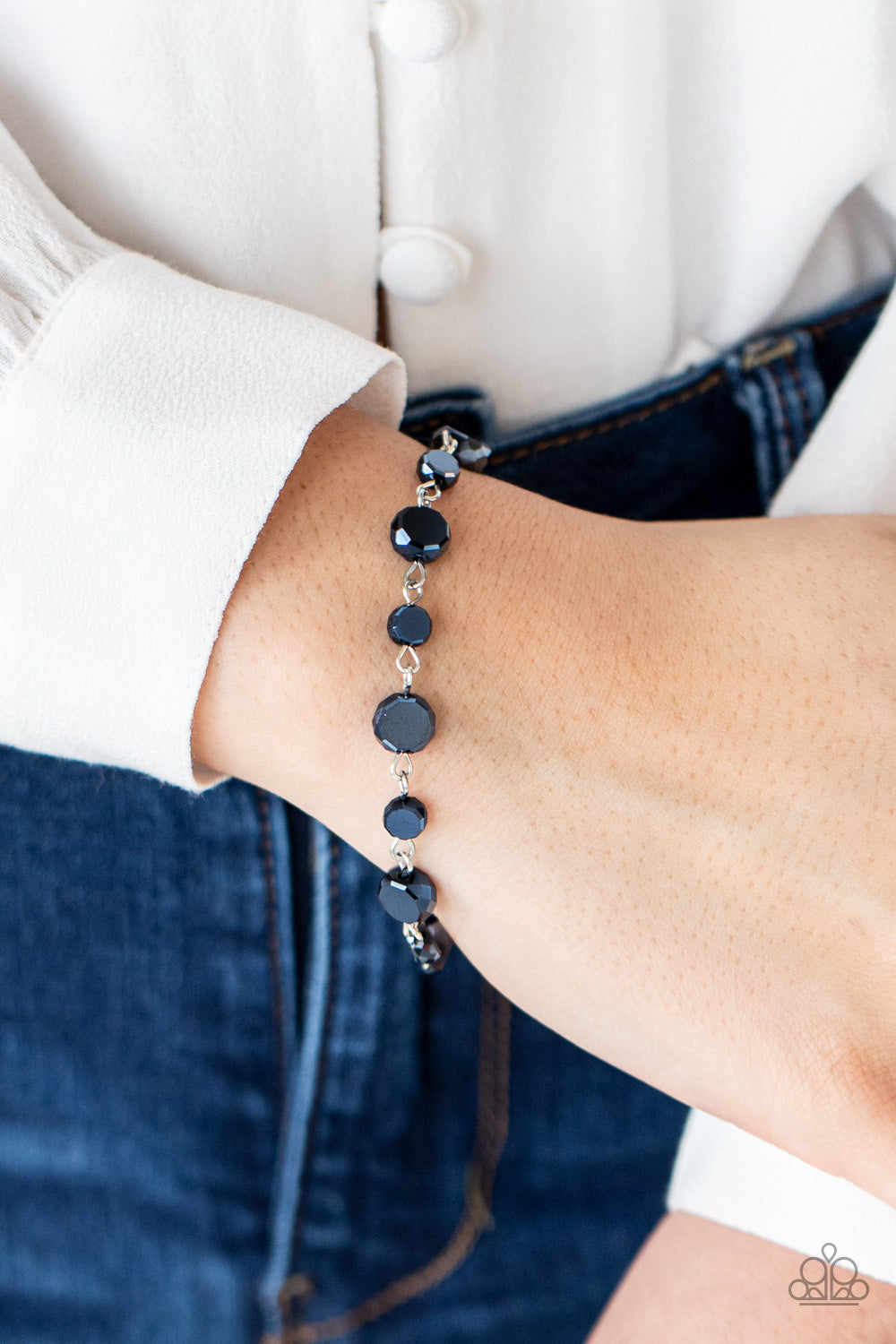 Colorfully Cosmic - Blue Bracelet