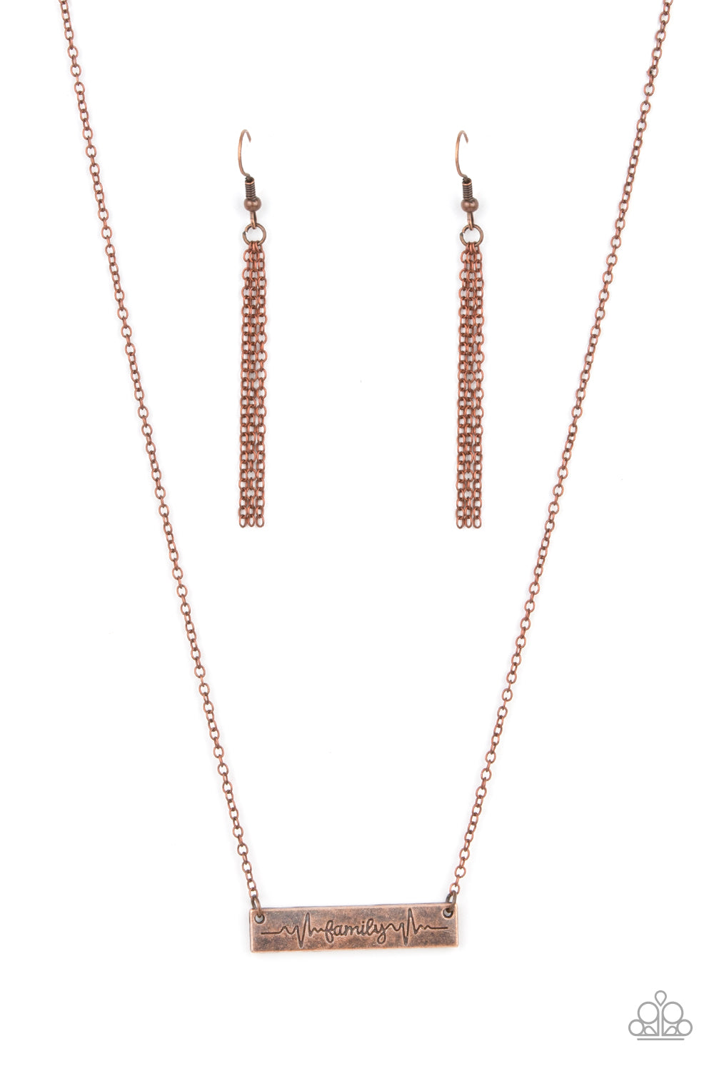 Living The Mom Life - Copper - Necklace