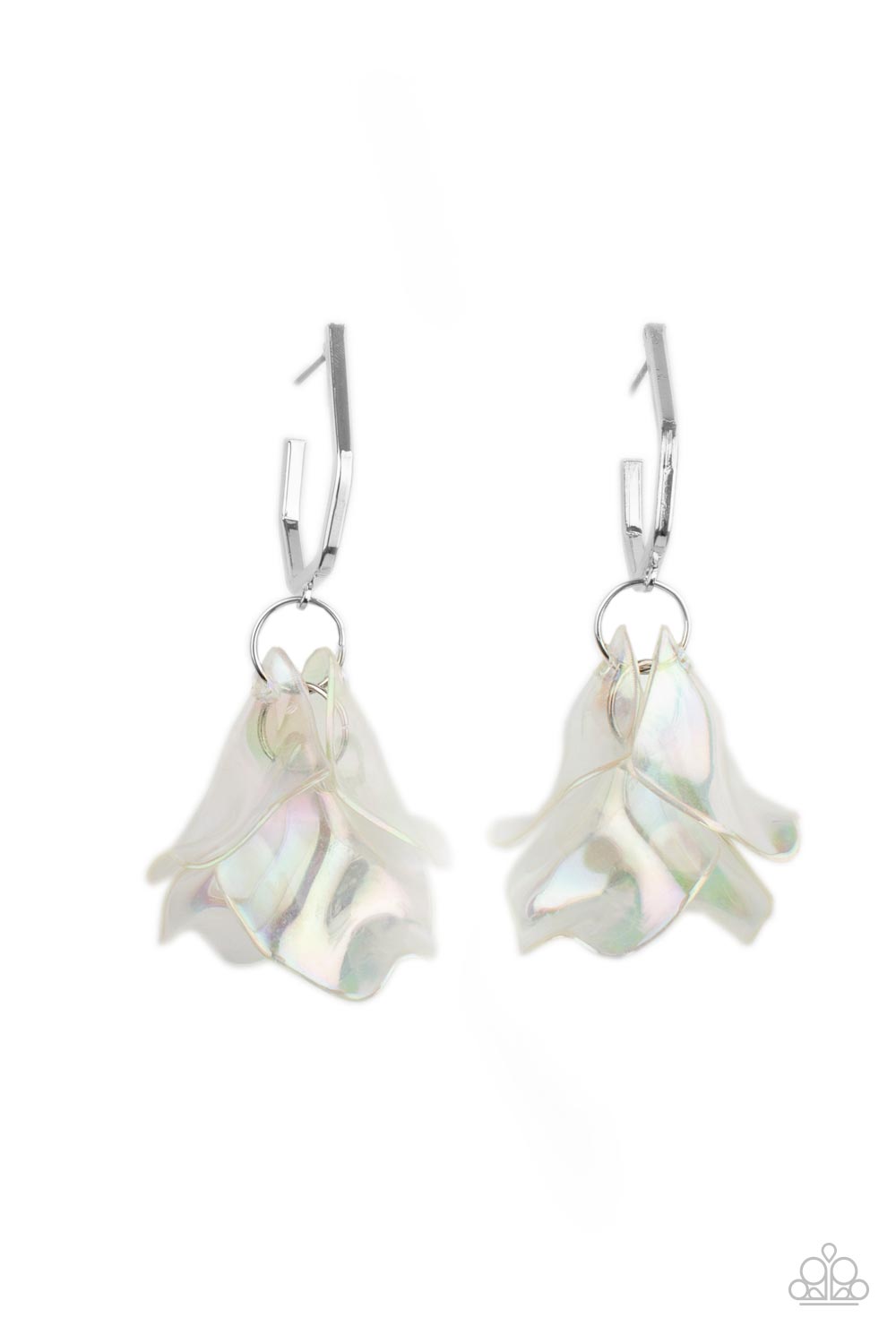 Jaw-Droppingly Jelly - Silver earring