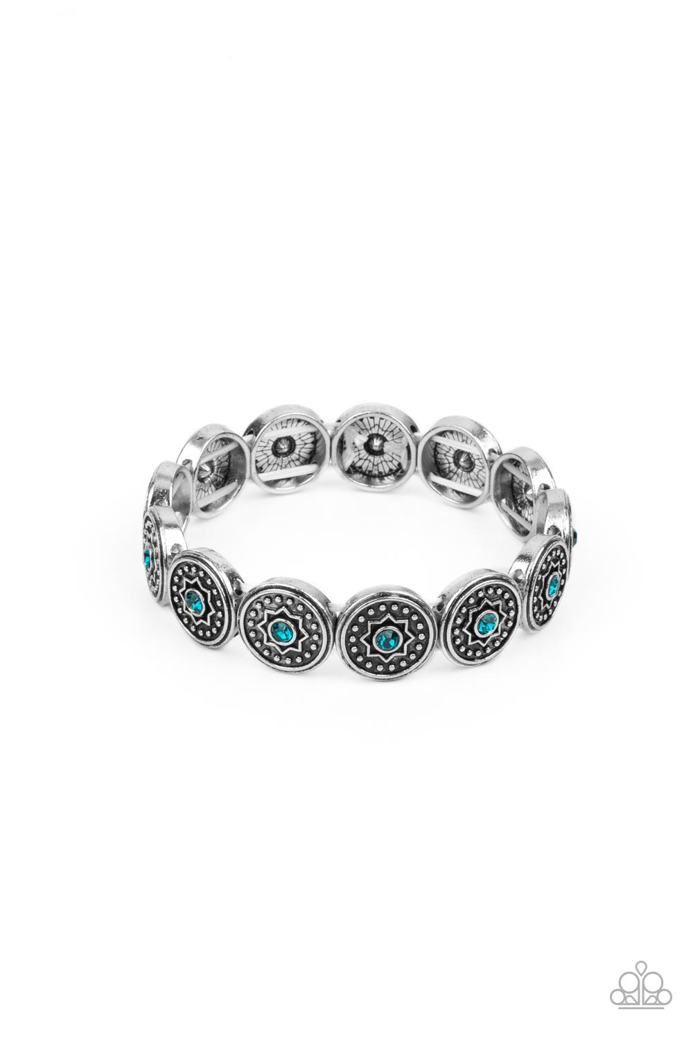 Colorfully Celestial - Blue Bracelet