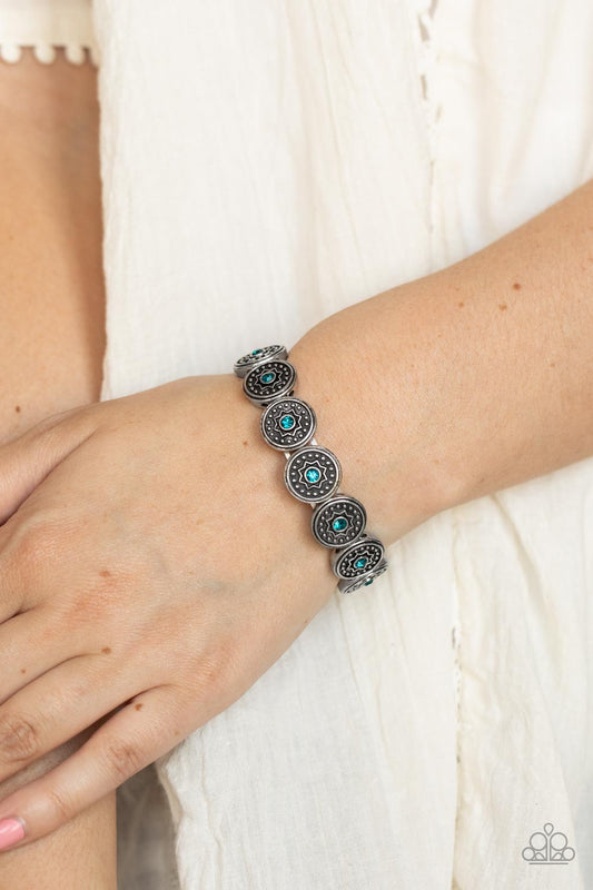 Colorfully Celestial - Blue Bracelet