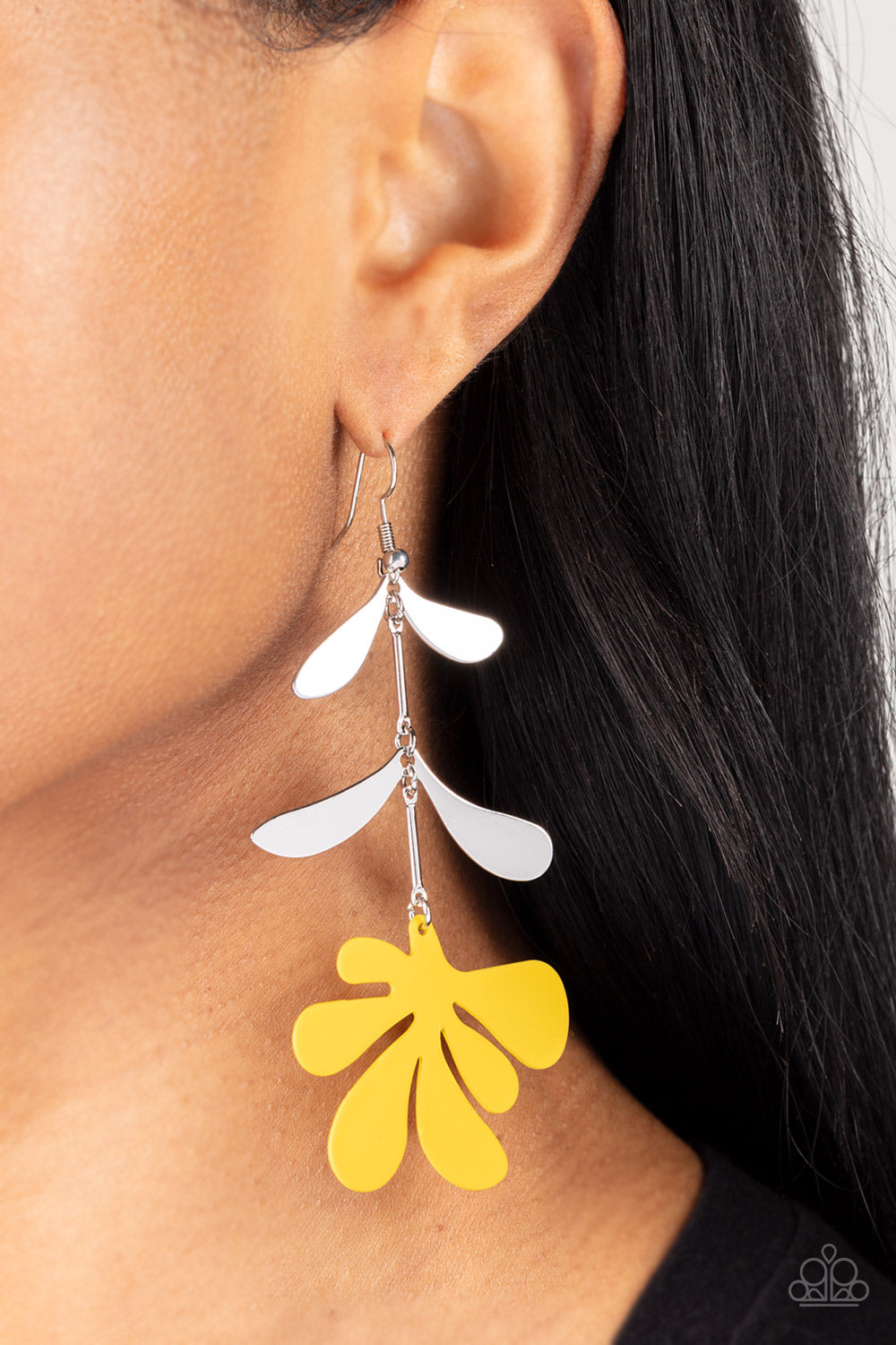 Palm Beach Bonanza - Yellow - Earrings