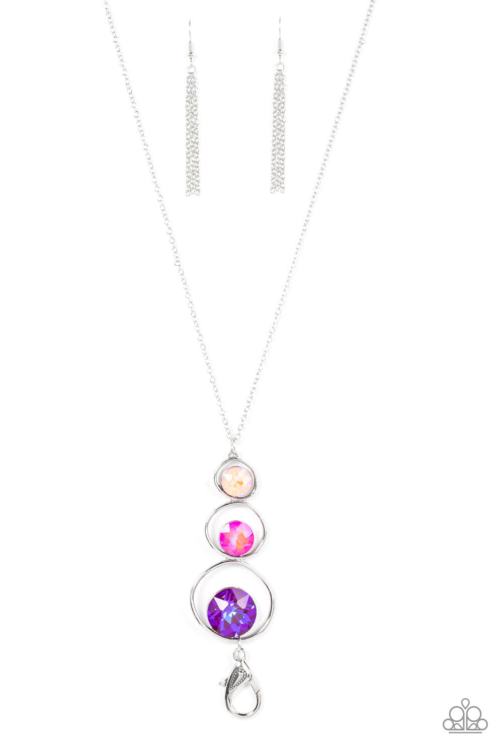 Celestial Courtier - Pink Necklace