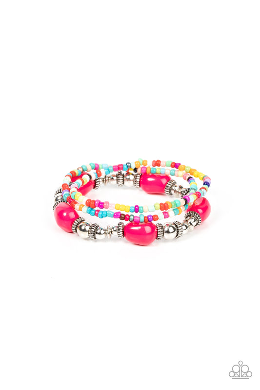 Confidently Crafty - Pink - Bracelet