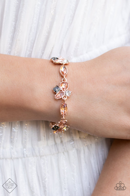 Colorful Captivation - Rose Gold Bracelet