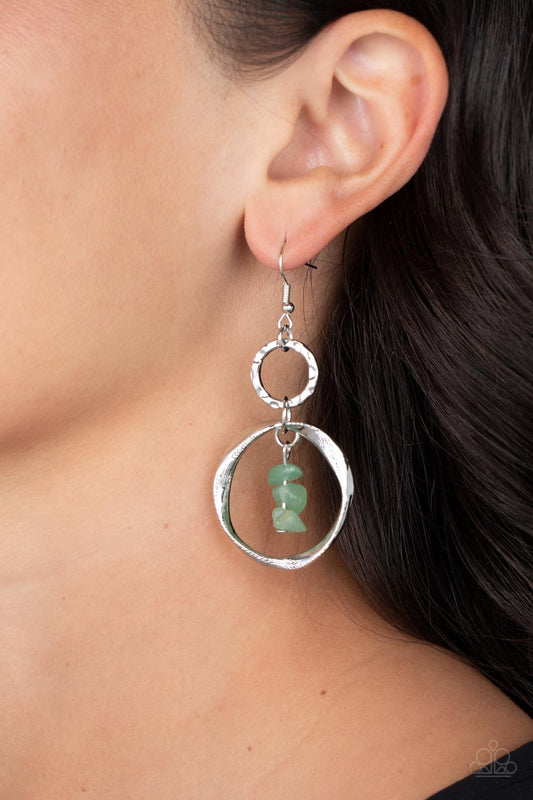 Good-Natured Spirit - Green Earrings